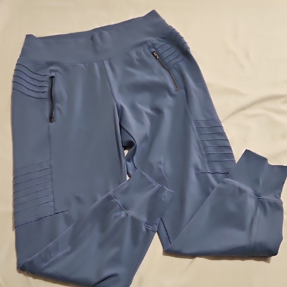 Athleta Women's Blue Joggers with Zippered Pockets